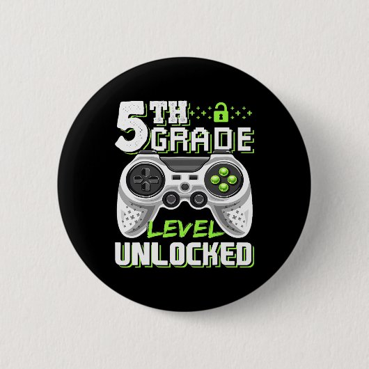Onvergrendelde videogame van het 5e klasseniveau T Ronde Button 5,7 Cm (Voorkant)