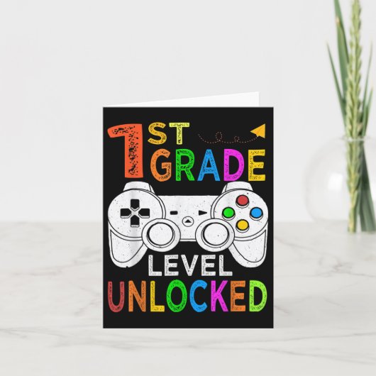 Onvergrendelde videogame van het eerste niveau naa kaart (Voorkant)
