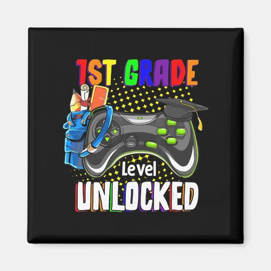Onvergrendelde videogame van het eerste niveau naa magneet (Voorkant)