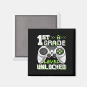 Onvergrendelde videogame van het eerste niveau naa magneet (Voorkant / Achterkant)