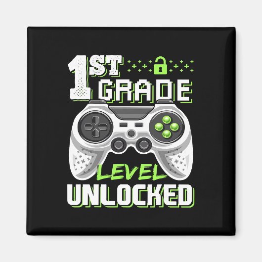 Onvergrendelde videogame van het eerste niveau naa magneet (Voorkant)