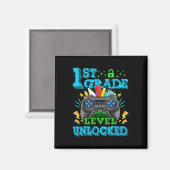 Onvergrendelde videogame van het eerste niveau naa magneet (Voorkant / Achterkant)