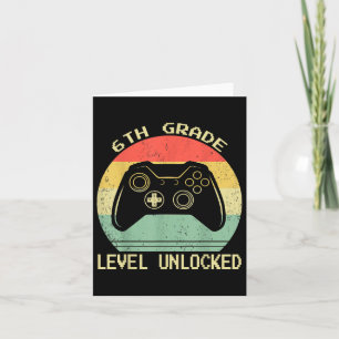 Onvergrendelde videogamer met 6 graden naar Schoo Kaart