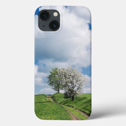 Onverharde Weg en Appelbomen Case-Mate iPhone Case (Achterkant)