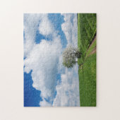 Onverharde Weg en Appelbomen Legpuzzel (Verticaal)