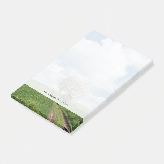 Onverharde Weg en Appelbomen Post-it® Notes (Schuin)