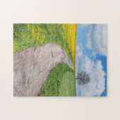 Onverharde Weg en Boom Legpuzzel (Horizontaal)