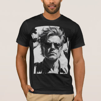 onverholen houding t-shirt