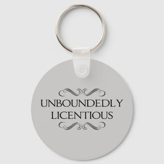 Onverholen Licentieus Sleutelhanger (Voorkant)