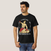 onverholen strijd t-shirt (Voorkant volledig)