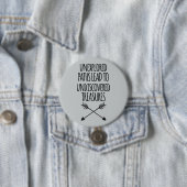 Onverkende paden ronde button 7,6 cm (In situ)