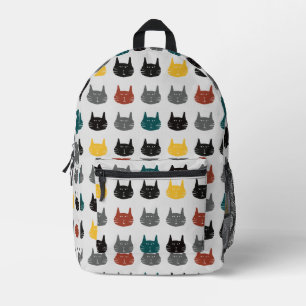 Onverklaarbare katten bedrukte rugzak