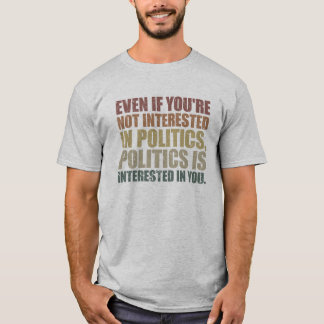 onvermijdelijke wereldpolitiek t-shirt