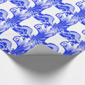 ONVERMINDERD BLAUW CADEAUPAPIER (Hoek)