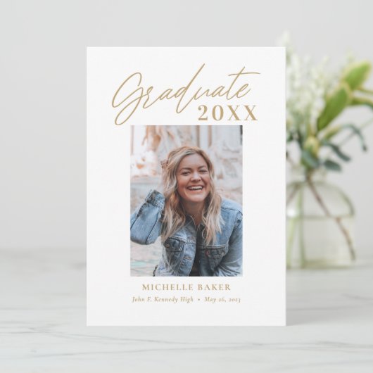 Onvermoeibaar, haarscherpe Afstuderen bewerkbare k Kaart (Staand voorkant)