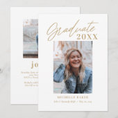 Onvermoeibaar, haarscherpe Afstuderen bewerkbare k Kaart (Voorkant / Achterkant)