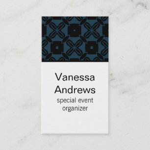 Onvermoeibaar mooi Visitekaartje, donkerblauw Visitekaartje