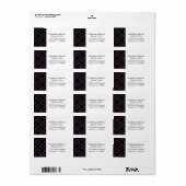 Onvermoeibare schoonheidsAdresetiketten Etiket (Full Sheet)