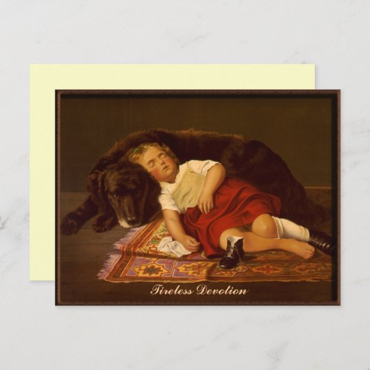 Onvermoeibare toewijding - Briefkaart (Voorkant / Achterkant)