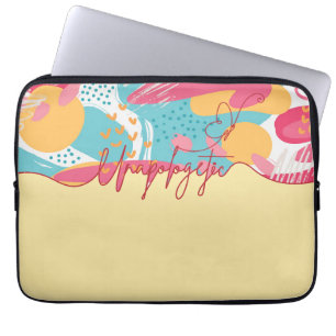 Onverontschuldigde Brute Feminiene Verklaring Laptop Sleeve