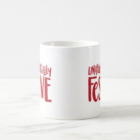 Onverontschuldigend Feestelijk plezier en grappige Koffiemok (Center)