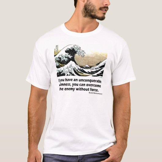 Onveroverbare kalmte t-shirt (Voorkant)