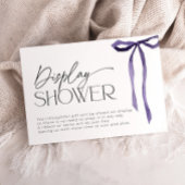 Onverpakte Gift Tying Knot Vrijgezellenfeest Paars Informatiekaartje