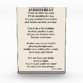 ONVERSCHILLIG gedichtAfdrukken, Waarde Poster papi Fotoblokken (Voorkant)