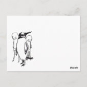 onverschrokken ben briefkaart (Achterkant)