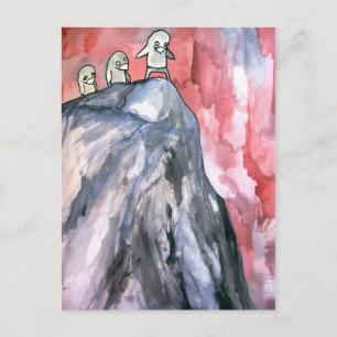 onverschrokken ben briefkaart