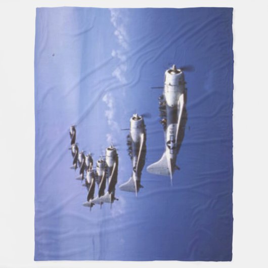 ONVERSCHROKKEN DUIKBOMMENWERPERS FLEECE DEKEN (Voorkant)