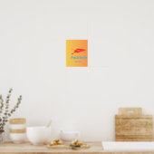 Onverschrokken Energie – Moedige Mentaliteit, Krac Poster (Keuken)