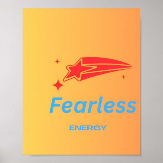 Onverschrokken Energie – Moedige Mentaliteit, Krac Poster (Voorkant)