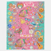 ONVERSCHROKKEN & FANTASTISCHE FLEECE DEKEN (Voorkant)