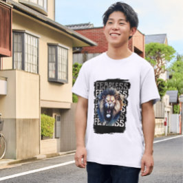 Onverschrokken Gebrul – Krachtig Leeuw Grafisch On T-shirt