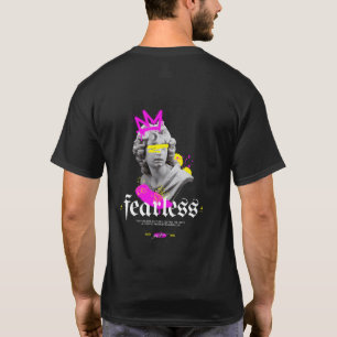 Onverschrokken Gotische Griekse Standbeeld Grafisc T-shirt