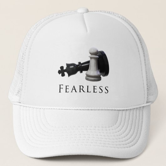 Onverschrokken kaas trucker pet (Voorkant)