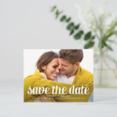 Onverschrokken liefde Save the Date Briefkaart (Staand voorkant)