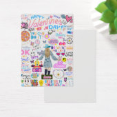 Onverschrokken Meisje VALENTIJNS KAARTEN (Pack van Visitekaartje (Bureau)