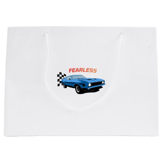 Onverschrokken rijden groot cadeauzakje (Voorkant)