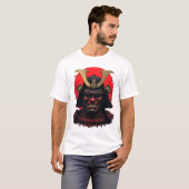 ⚔️ Onverschrokken Samurai – Krijger van de Rijzend T-shirt (Voorkant volledig)