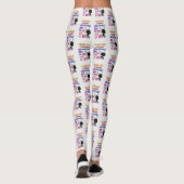 Onverschrokken sterk, onstuitbaar is ze leggings (Achterkant)