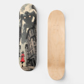 "Onverschrokken" stripverhaal meisje geconfronteer Persoonlijk Skateboard (Voorkant)