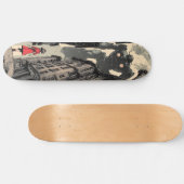 "Onverschrokken" stripverhaal meisje geconfronteer Persoonlijk Skateboard (Horizontaal)