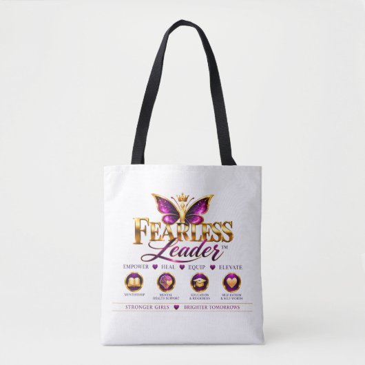Onverschrokken Tote Bag (Voorkant)