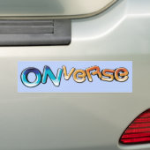 Onverse Logo Bumpersticker (Op auto)