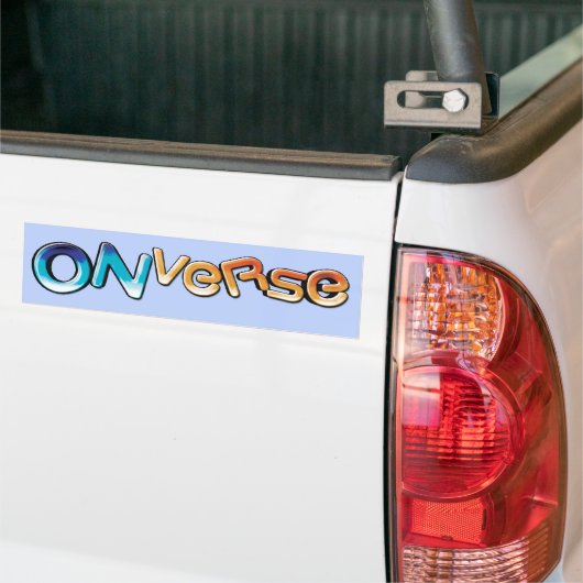 Onverse Logo Bumpersticker (Op Truck)
