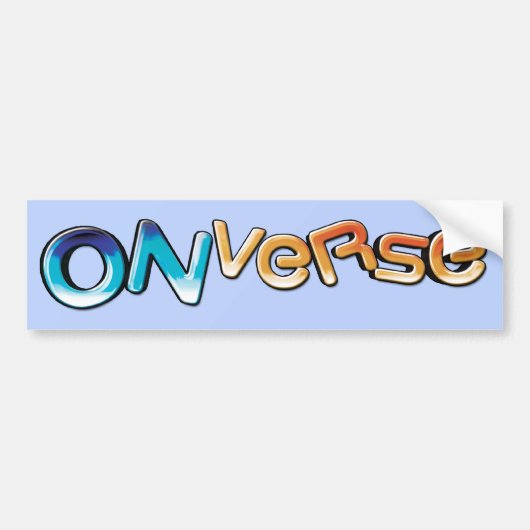 Onverse Logo Bumpersticker (Voorkant)