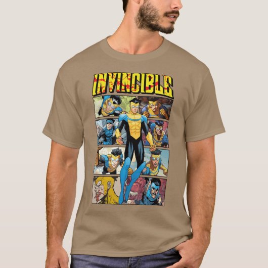 Onverslaanbaar Comic Retro vintage T-shirt (Voorkant)
