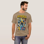 Onverslaanbaar Comic Retro vintage T-shirt (Voorkant volledig)